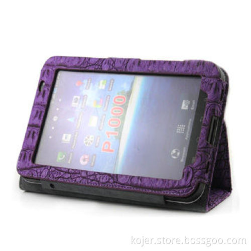 Tablet PC Case for Samsung P1000, Stands from Folding with Access to Earphone Jack/USB Port